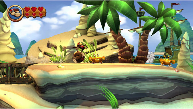 Juego Nintendo Donkey Kong Country Returns HD image number 3