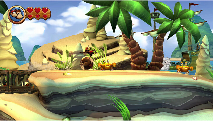Juego Nintendo Donkey Kong Country Returns HD image number 3