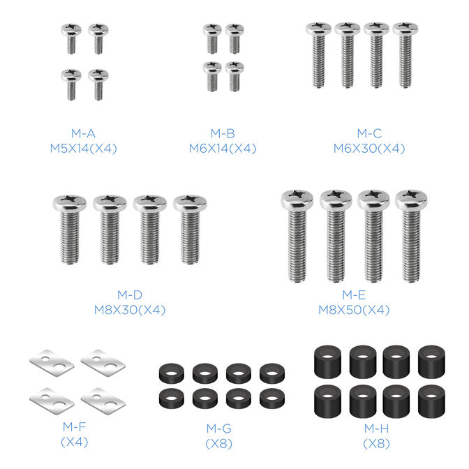 Soporte de Pared Tooq 60" a 100" Max. 130Kg image number 6