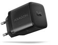 Carregado de pared AXAGON ACU-PD20, 1 puerta (USB-C), PD3.0/PPS/QC4+/AFC/Apple, 20 W, Negro image number null