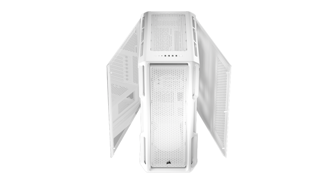 Torre E-ATX Corsair 5000T Blanca Cristal Templado image number 9