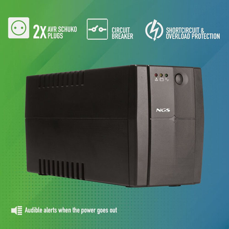 UPS NGS Off-line Fortress 900V3 360W AVR 2 Tomas Schuko image number 4