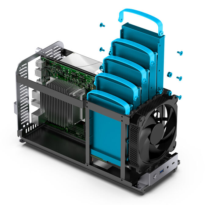 Caja Mini-ITX Jonsbo N1 Cinzenta image number 27