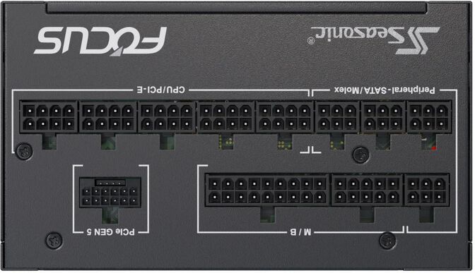 Fuente Modular Seasonic Focus GX-1000W V4 80+ Gold ATX 3.0 image number 2