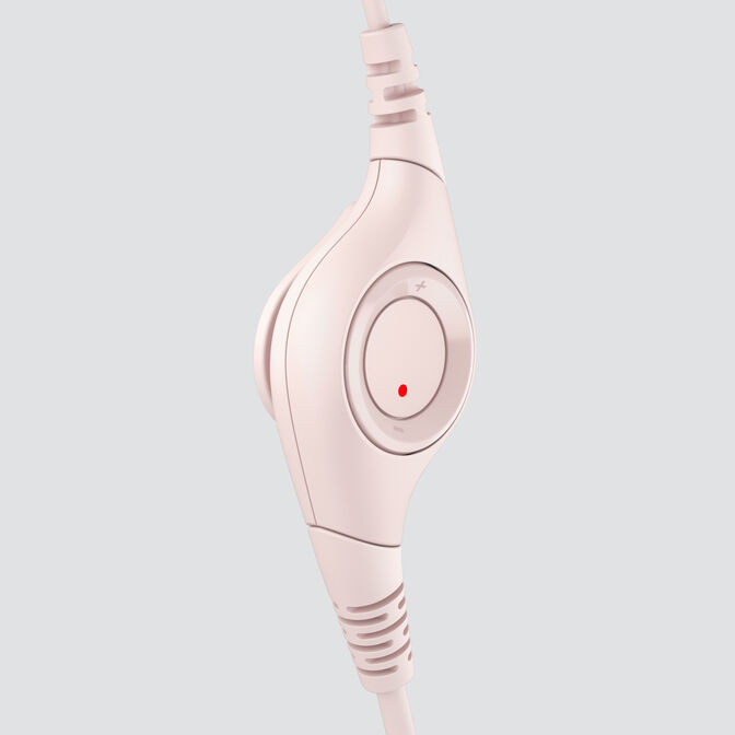 Auriculares Logitech H390 USB Rosa image number 2