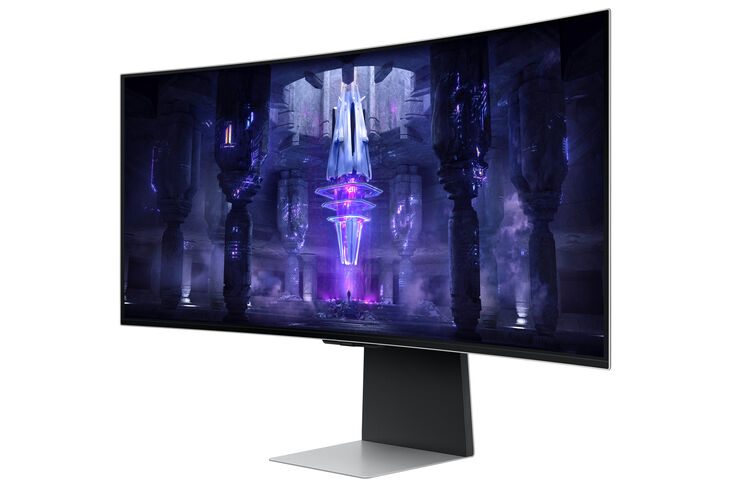 Monitor Curvo Samsung Odyssey G8 34" G85SB OLED UWQHD 175Hz 0.1ms FreeSync Premium HDR True Black 400 Smart Monitor image number 6