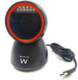 Lector C&oacute;digo Barras Ewent EW3450 Desktop Hands-Free USB, 1D/2D/QR 360&ordm; Negro image number null