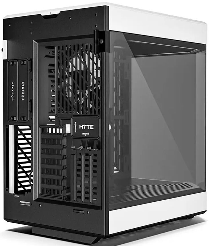 Caja ATX Hyte Y60 Vidrio Templado Negro/Blanco image number 3