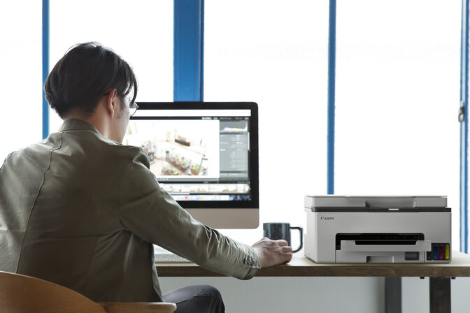 Multifun&ccedil;&otilde;es a Jato de Tinta Canon MAXIFY GX1050 WiFi MegaTank image number 10