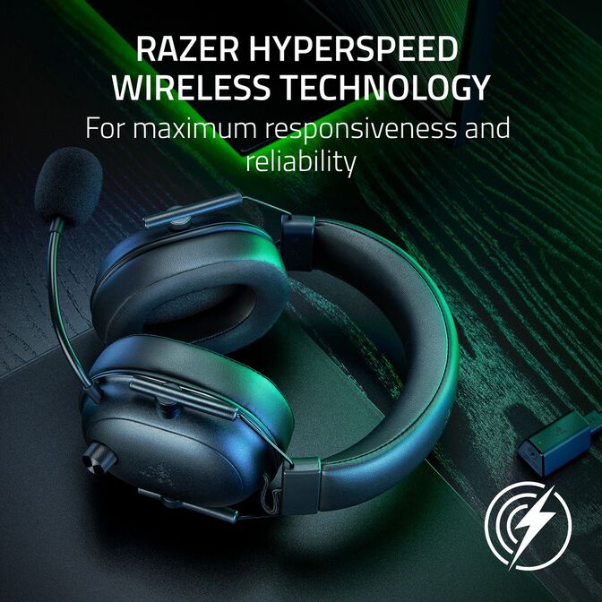 Auriculares Razer BlackShark V2 HyperSpeed Wireless/Bluetooth image number 3