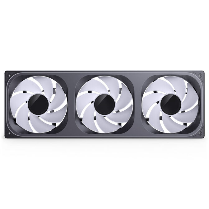 Ventilador Jonsbo ZB-360 RGB de Marco &Uacute;nico de Flujo Invertido Negros &ndash; Triple Ventilador 120mm (360mm) image number 6