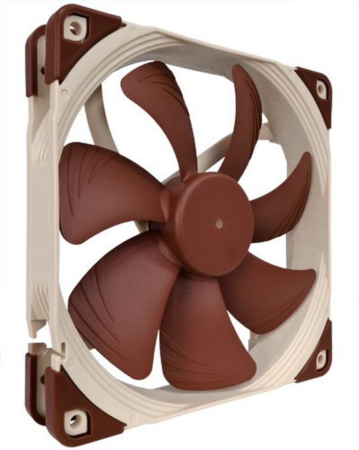 Noctua NF-A14 PWM Carcasa del ordenador Ventilador 14 cm Marrón image number 0