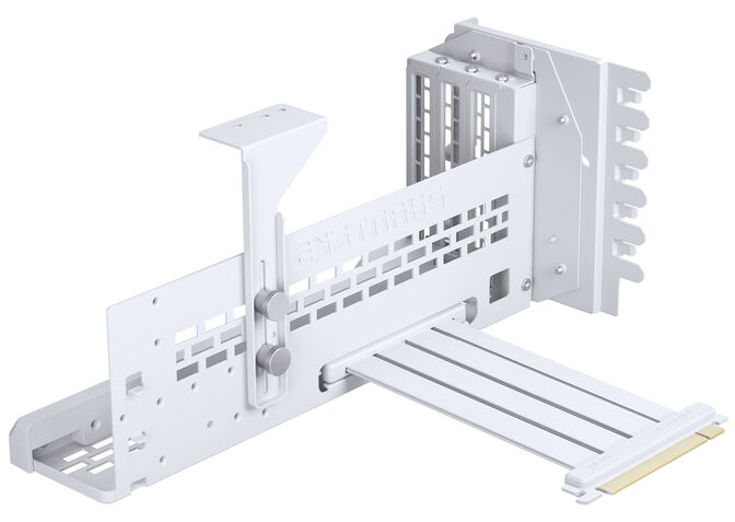 Vertical GPU Bracket Phanteks PCIe Gen4 , DRGB, PCIe 4.0 x 16 Riser Cable, 22cm Blanco image number 3