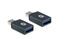 Adaptador Conceptronic USB-C Macho > USB-A Hembra Pack 2 Negro