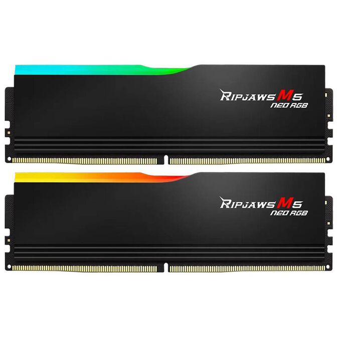 G.Skill Kit 32GB (2 x 16GB) DDR5 6000MHz Ripjaws M5 Neo EXPO CL36 Black RGB - F5-6000J3636F16GX2-RM5NRK image number 1