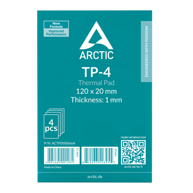 Thermal Pad Arctic TP-4 120 x 20 x 1 mm (Pack 4) image number 1