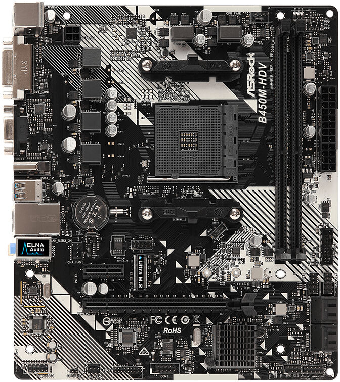 Placa Base ASRock B450M-HDV R4.0 image number 1