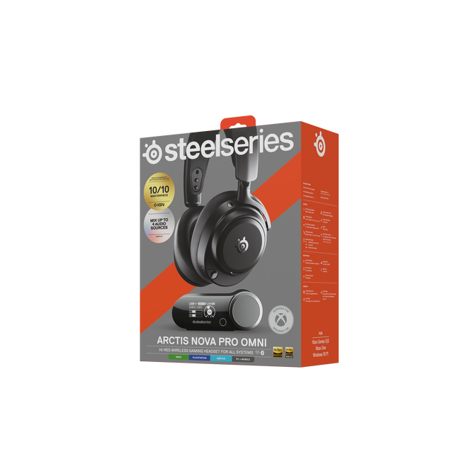 Headset SteelSeries Arctis Nova Pro OMNI Wireless/Bluetooth Preto image number 11