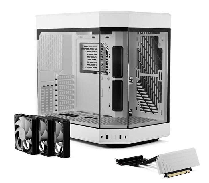 Caja ATX Hyte Y60 Vidrio Templado Blanco image number 1