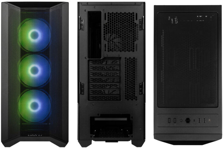 Caja ATX Lian Li Lancool II Mesh C RGB Negra Vidrio Templado image number 3