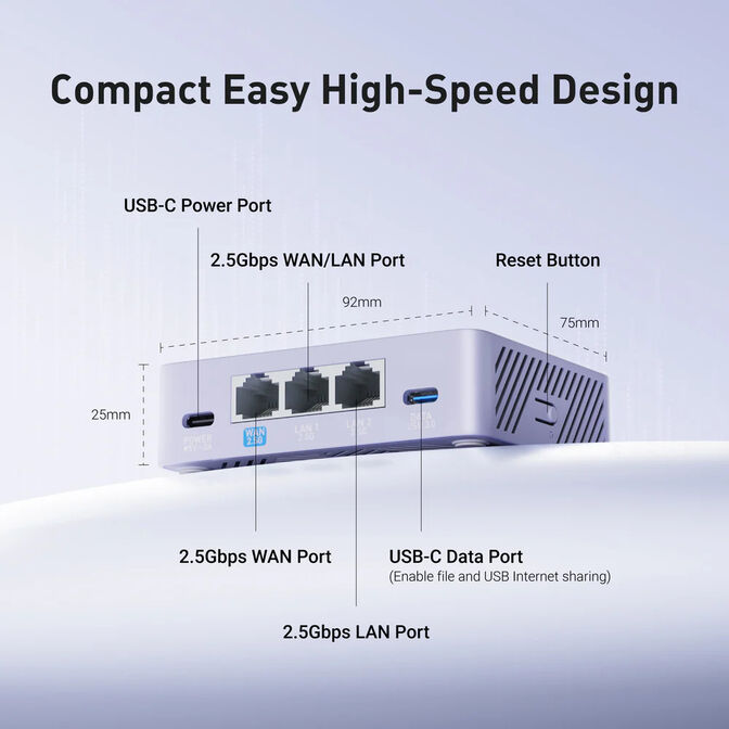 Security Gateway GL.iNet GL-MT5000 Brume 3 High Speed VPN 2.5G image number 2