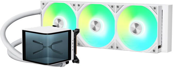 Water Cooler CPU TRYX Panorama Upgraded 360 ARGB Blanco image number 1
