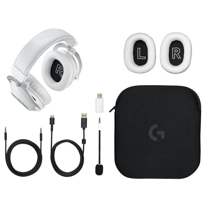 Auriculares Logitech G PRO X 2 Lightspeed Wireless/Bluetooth Blanco image number 5