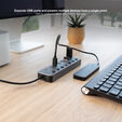 Hub Nanocable USB-C+USB-A/M para 4xUSB-A + 3xUSB-C 3.0 + USB-C 5V image number null