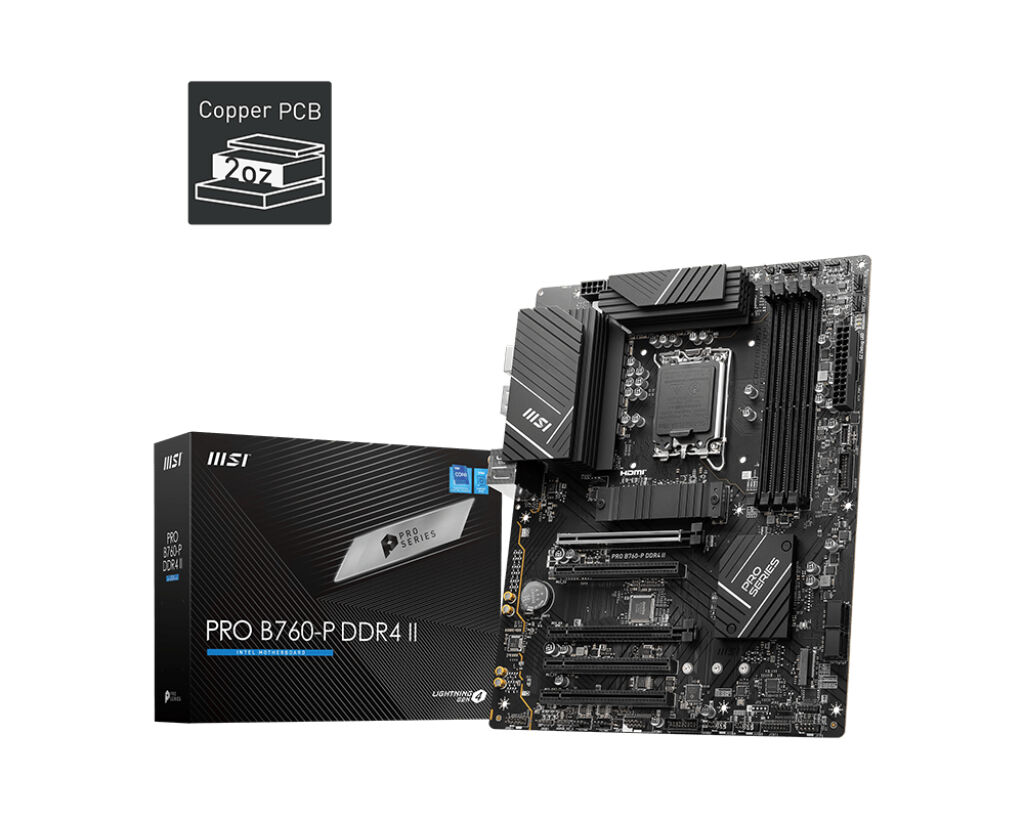 Placa Base MSI PRO B760-P DDR4 II