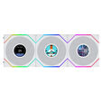 Ventilador Lian Li UNI FAN TL120 LCD FLEX Wireless Reverse Blade Blanco 120mm (Pack 3) image number null