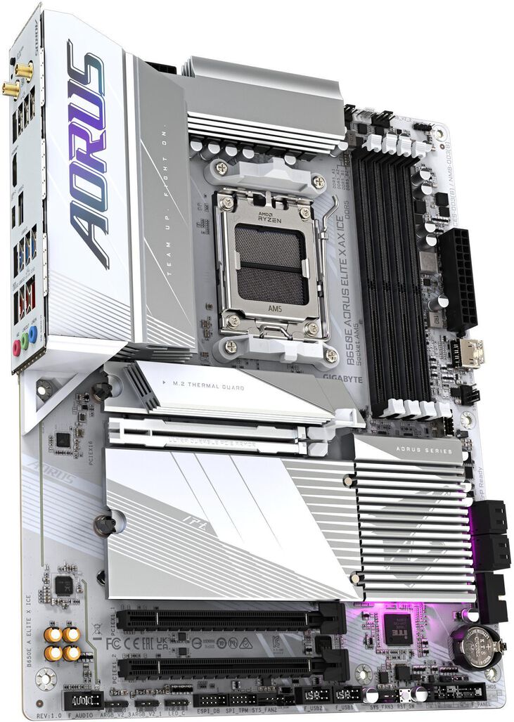 Placa Base Gigabyte B650E Aorus Elite X AX ICE image number 2