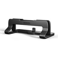 Soporte Vertical AXAGON STND-VB  para Port&aacute;tiles Ajustable Aluminio Negro