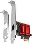 Adaptador AXAGON PCEE-G25 PCIe 2.5 Gigabit Ethernet, Realtek 8125 - RJ45 image number null