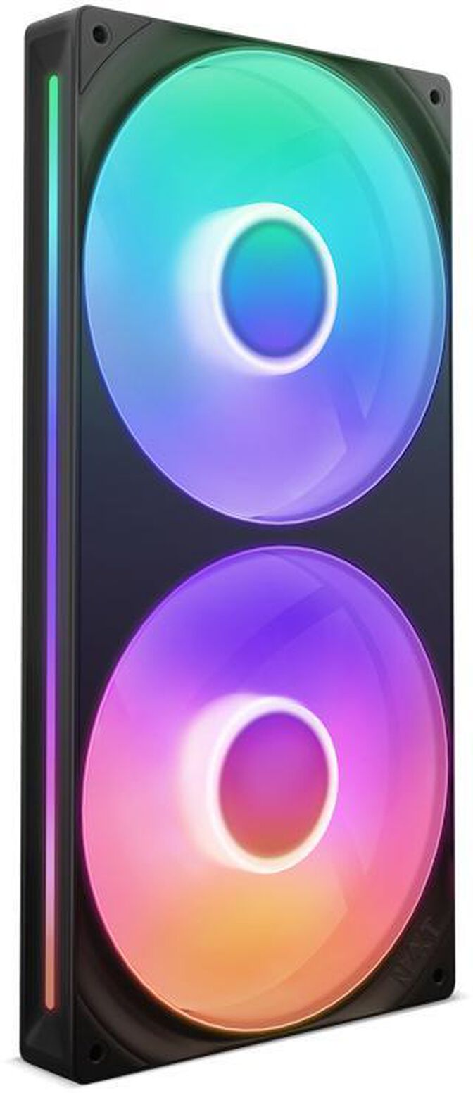 Ventilador NZXT F280 RGB Core Single-Frame Negras - Duplo Vent&iacute;lador 140mm (280mm) image number 0