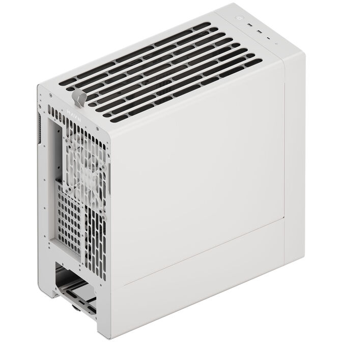 Caja ATX HAVN BF 360 Flow Solid Blanco image number 4