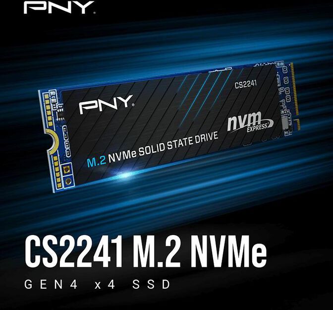 SSD PNY CS2241 2TB Gen4 M.2 NVMe (5000/4200MB/s) image number 1