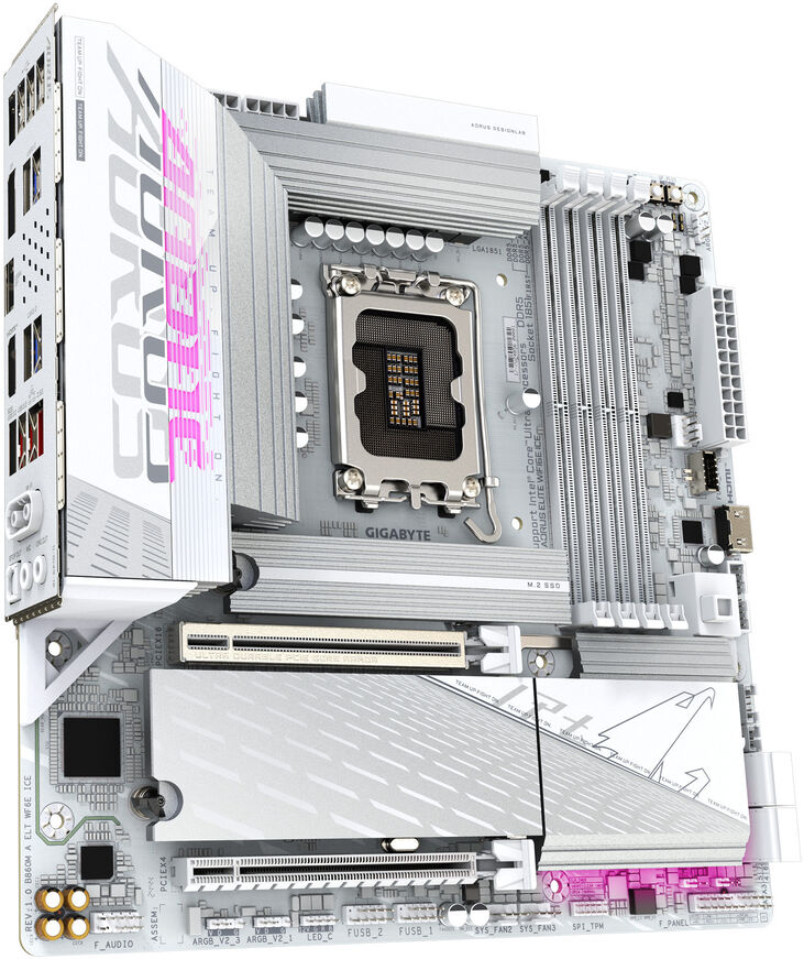 Placa Base Gigabyte B860M A ELT WF6E ICE image number 2