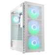 Caja ATX Kolink Observatory HF Mesh ARGB Blanco / Ventiladores Brancas image number null