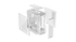 Torre E-ATX Corsair 5000T Blanca Cristal Templado image number null