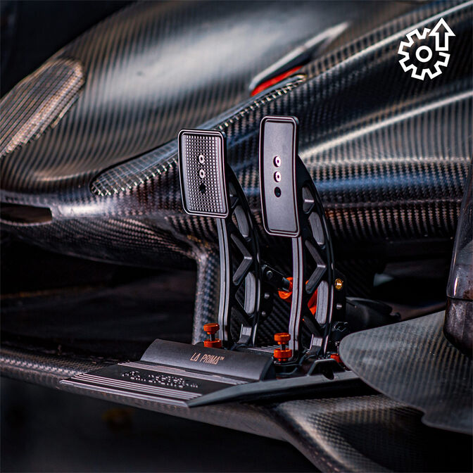 Pedales Asetek SimSports Forte LA PRIMA - 2 Pedales (Acelerador + Freno) image number 3