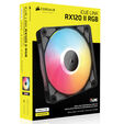 Ventilador Corsair iCUE Link RX120 II RGB PWM Negra 120mm image number null