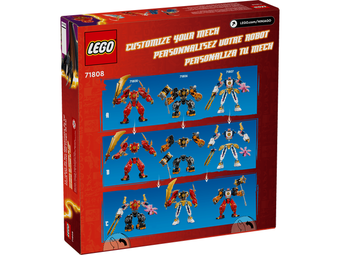 LEGO Ninjago: Meca Elemental de Fuego de Kai, 322 Piezas (71808) image number 1