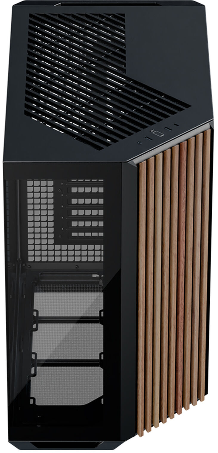 Caja ATX APNX V1 Negro/Madera image number 2