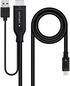 Cable Conversor NanoCable HDMI 2.0 para USB-C 1.8 M Negro image number null