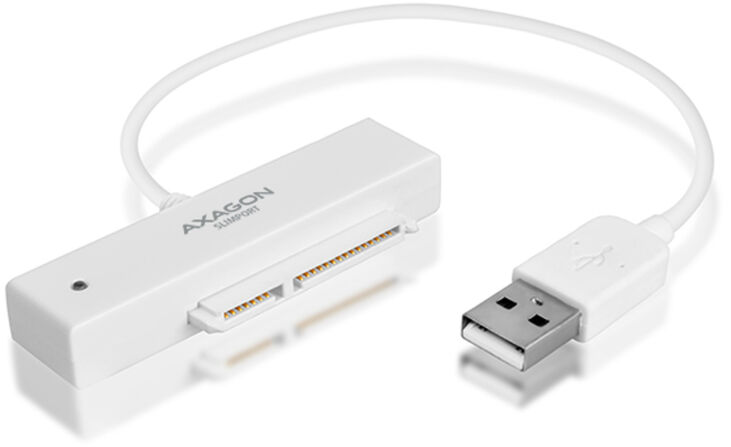 Adaptador AXAGON ADSA-1S SLIMPort, USB 2.0, 2,5" SSD/HDD, SATA - Caja Incluída image number 1
