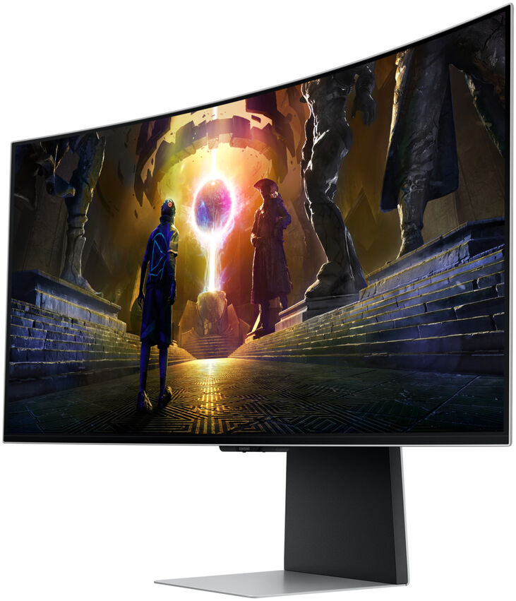 Monitor Curvo Samsung Odyssey G8 34" G85SD QD-OLED UWQHD 175Hz 0.03ms FreeSync Premium Pro Smart Monitor image number 3