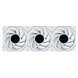 Ventilador Lian Li UNI FAN TL120 LCD FLEX Wireless Blanco 120mm (pack 3) image number null