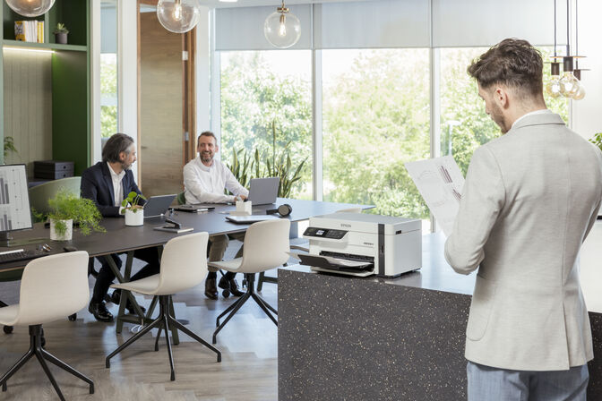 Multifuncional Epson EcoTank ET-M2120 Monocromo Wi-Fi image number 28