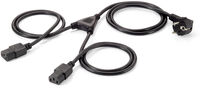 Cable Alimentación Equip  (2-1) 1.8 M Negro