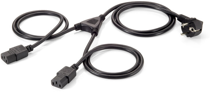 Cable Alimentación Equip  (2-1) 1.8 M Negro image number 0